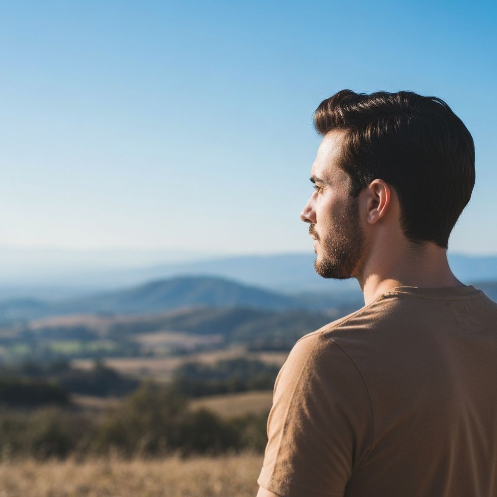 Illustration apaisante d'une pause visuelle et d'un moment de relaxation oculaire