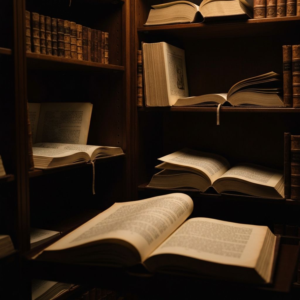 Bibliothèque et ressources de connaissances, symbolisant l'expertise et l'apprentissage